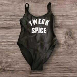 Twerk Spice MD - Black One-Piece Swimsuit